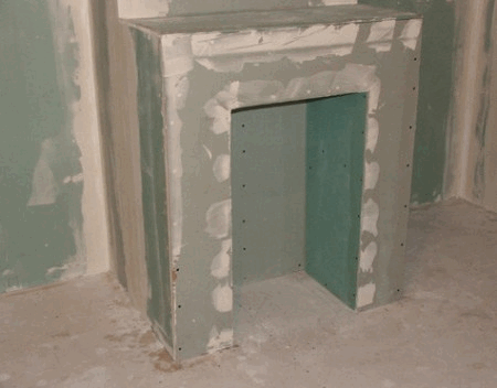 Камин из гипсокартона своими руками