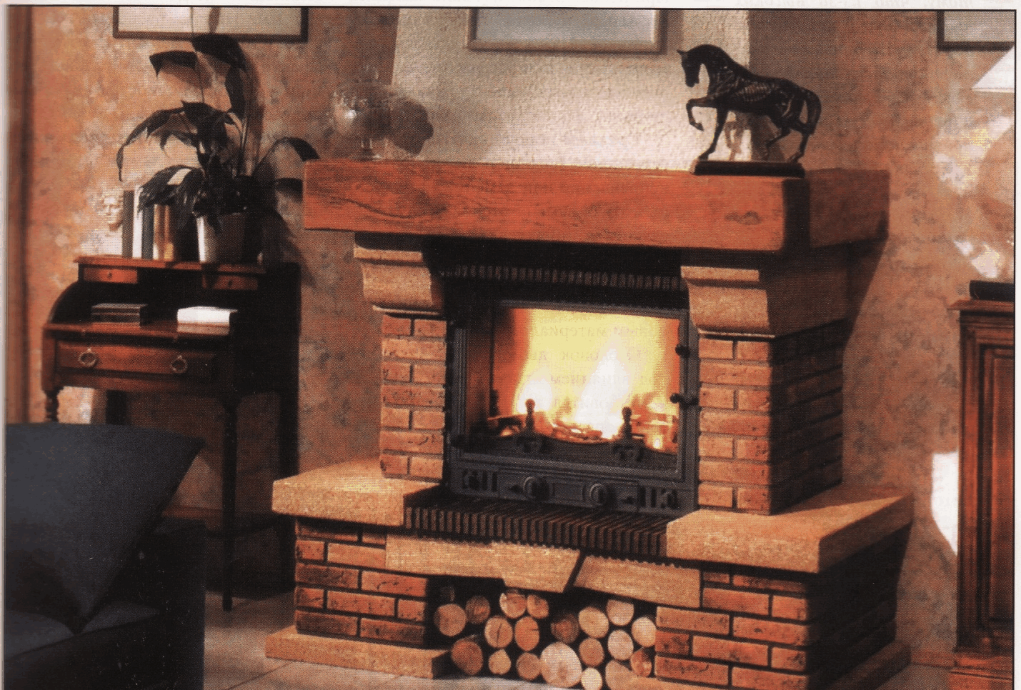 Камины из кирпича