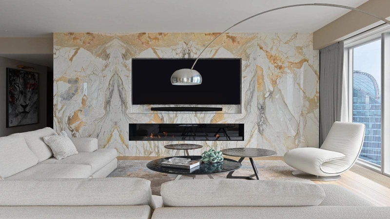 Квартира певицы Марго в башне Федерация в Москва-Сити: монохром над мегаполисом и интерьер как личное убежище