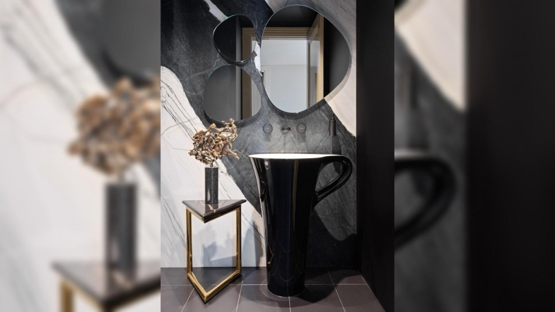 Квартира певицы Марго в башне Федерация в Москва-Сити: монохром над мегаполисом и интерьер как личное убежище