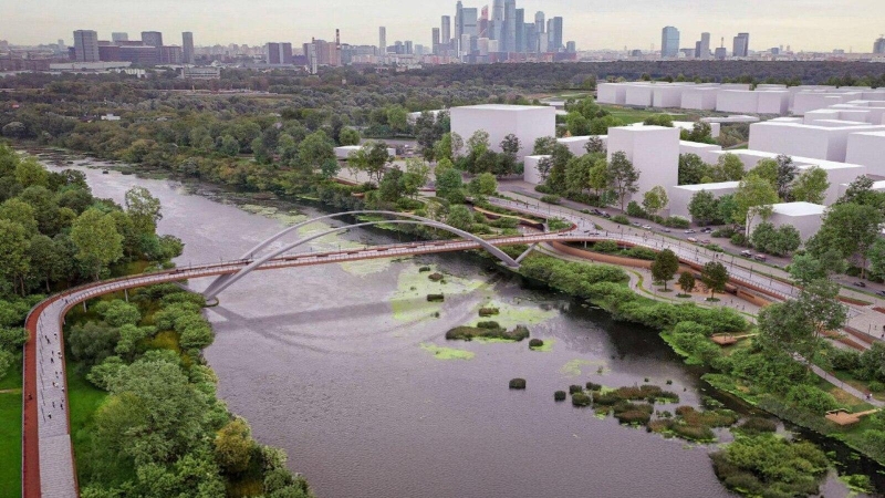 Мневниковскую пойму и Крылатское в Москве соединит новый мост: как меняется пешеходная карта столицы