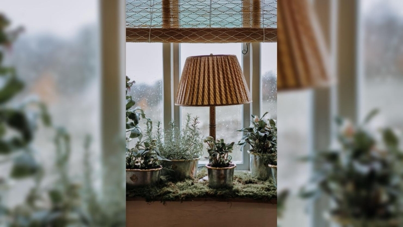 Новогодний дом стилиста Аманды Брукс в Оксфордшире, в Великобритании