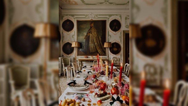 Новогодний дом в Венеции кулинарного обозревателя и дизайнера столовых приборов Скай МакЭлпайн