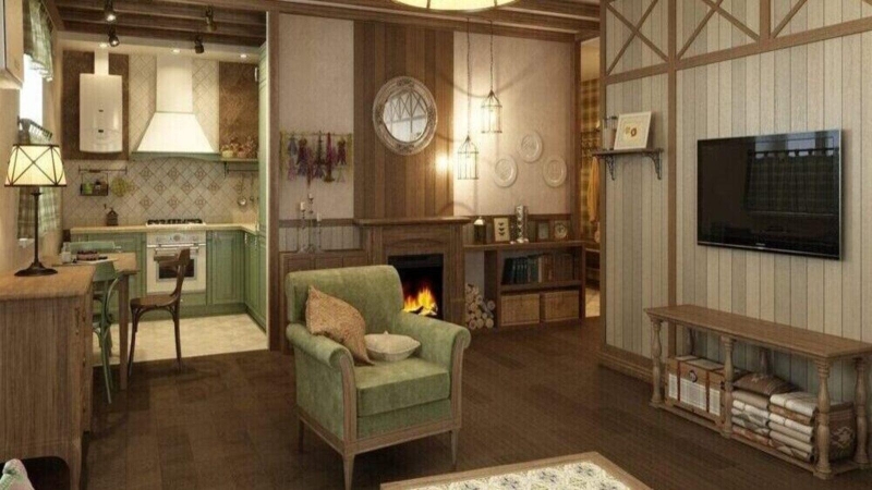 Стиль кантри в интерьере: разновидности и идеи оформления