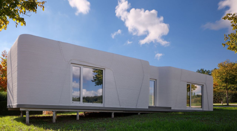 В Люксембурге начали печатать на 3D-принтере миниатюрные дома площадью по 60-70 «квадратов»