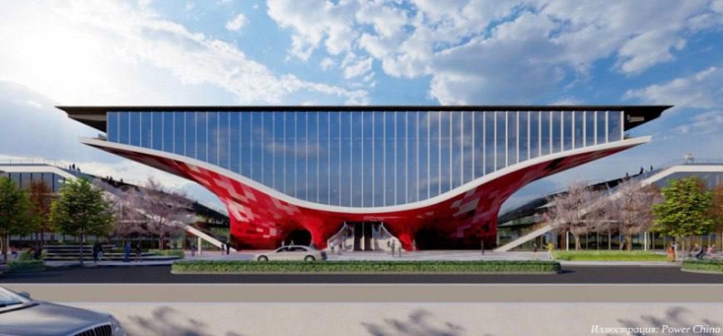 В новом районе Сюнъань провинции Хэбэй строят культурный объект с помощью гигантских 3D-принтеров