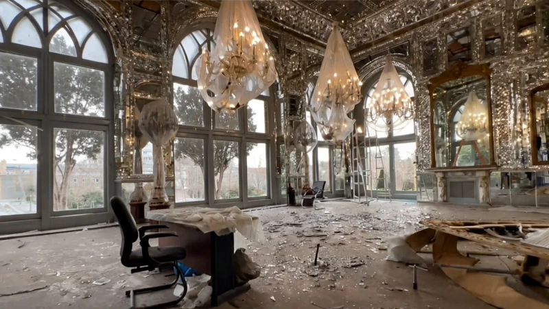 Дворец Голестан, объект ЮНЕСКО в Тегеране, оказался поврежден во время авиаударов по Ирану