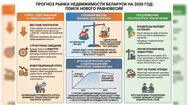 Какое жильё в Минске раскупают быстрее всего в 2026 году: цифры спроса, площади и сегменты-лидеры