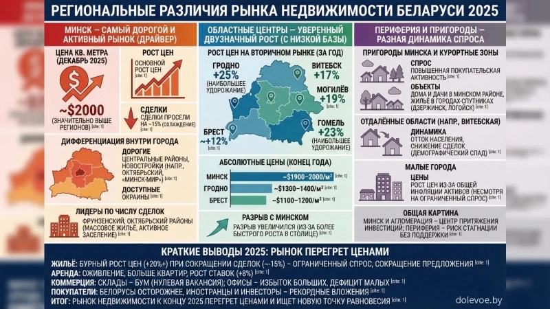 Какое жильё в Минске раскупают быстрее всего в 2026 году: цифры спроса, площади и сегменты-лидеры