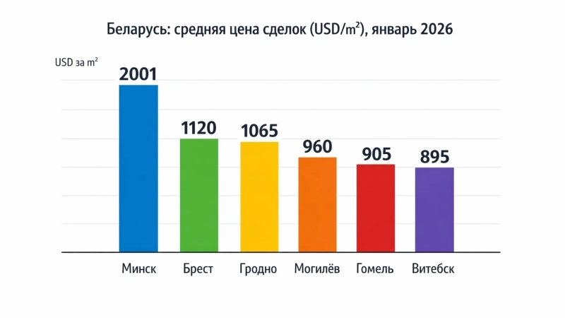 Какое жильё в Минске раскупают быстрее всего в 2026 году: цифры спроса, площади и сегменты-лидеры