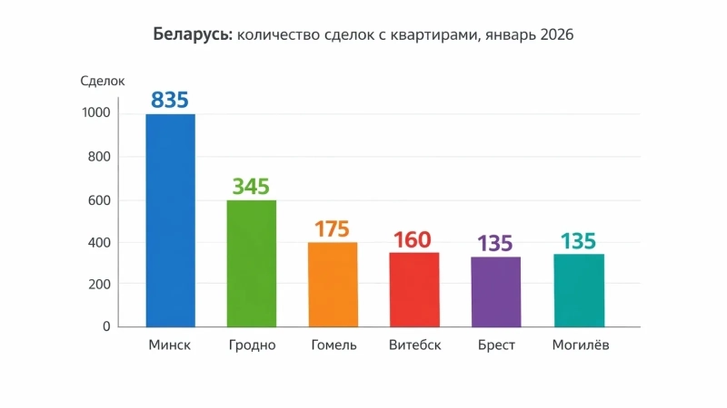 Какое жильё в Минске раскупают быстрее всего в 2026 году: цифры спроса, площади и сегменты-лидеры