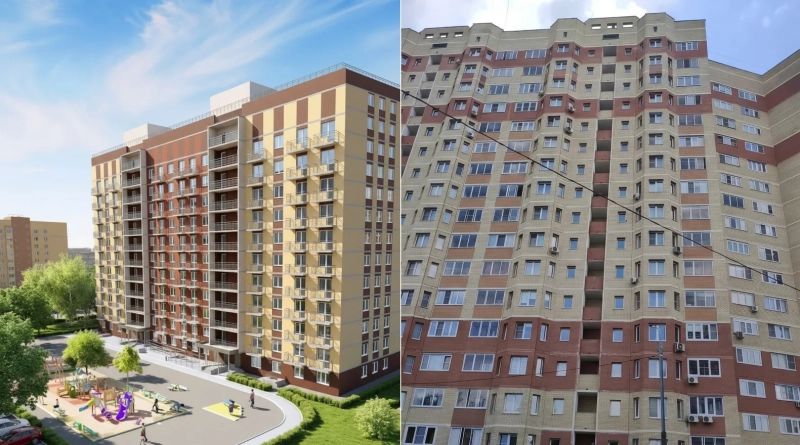 Когда рендеры далеки от действительности. Резонансные изменения фасадов жилых комплексов России