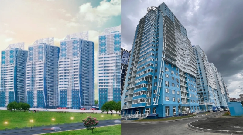 Когда рендеры далеки от действительности. Резонансные изменения фасадов жилых комплексов России