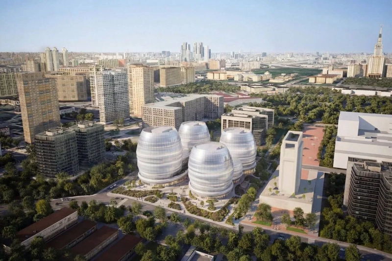 Собянин показал победителя конкурса на разработку архитектурной концепции будущей площадки инновационного научно-технологического центра МГУ «Воробьёвы горы»